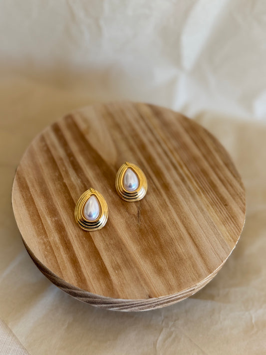 ORECCHINI MADREPERLA - Gold