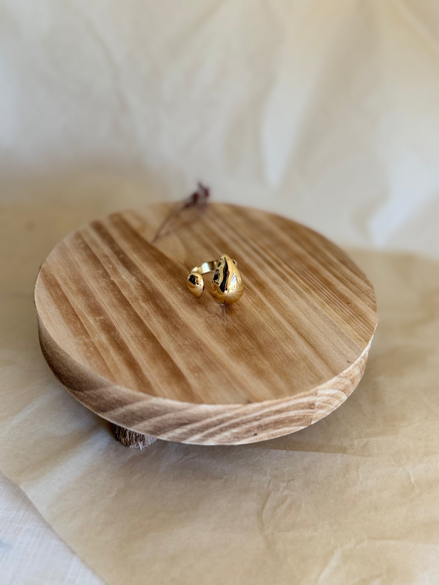 ANELLO ACCIAIO GOCCIA