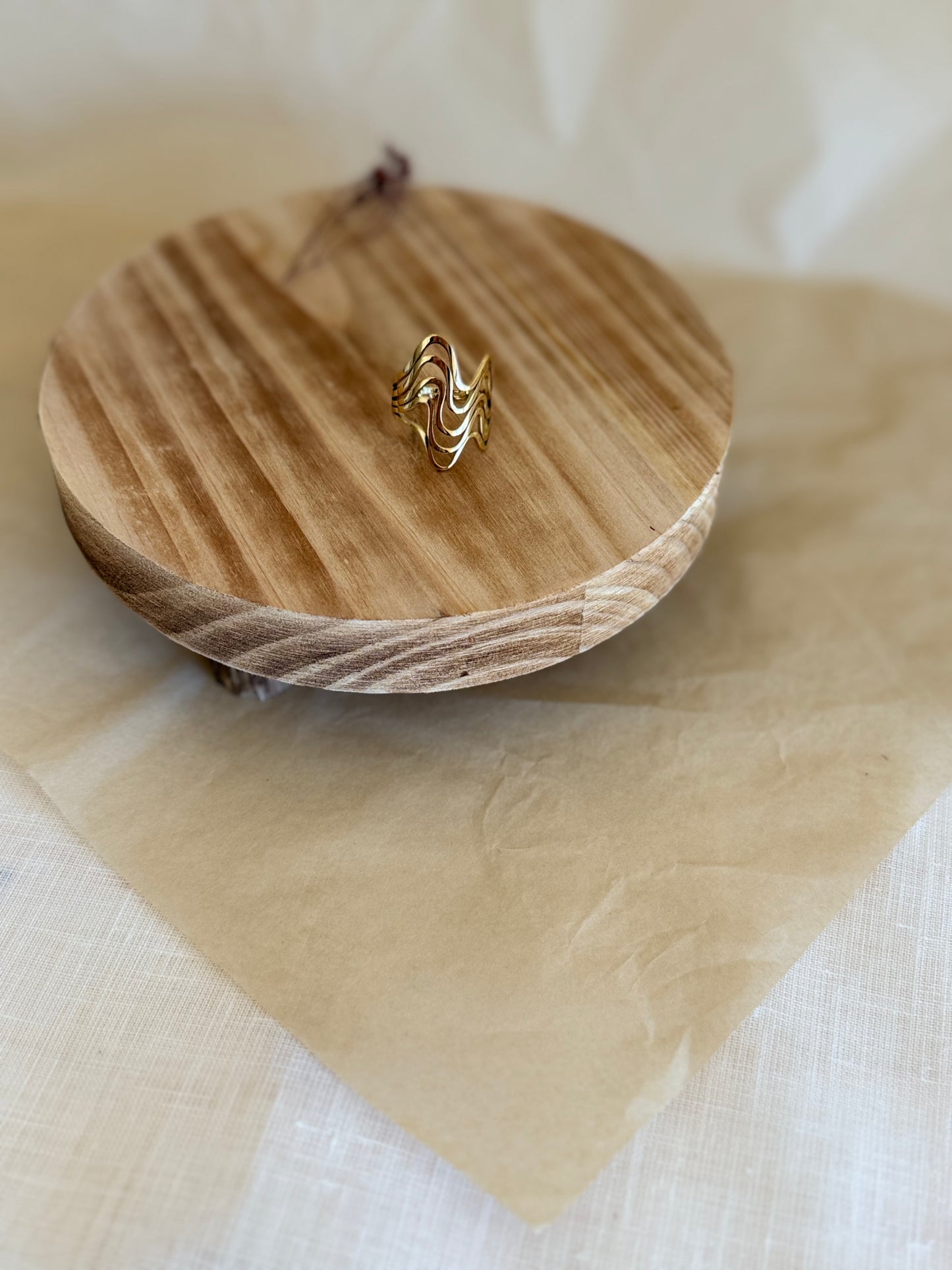 ANELLO ACCIAIO ONDA