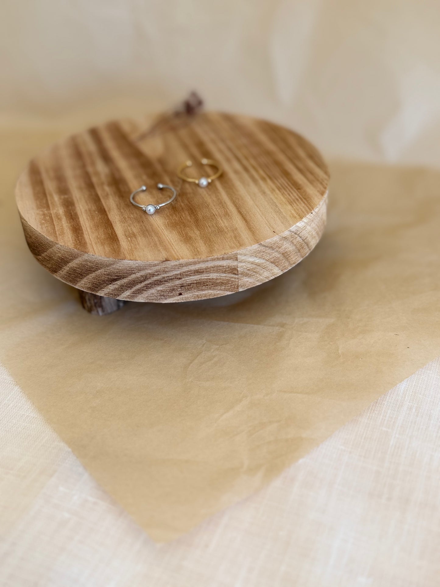 ANELLO ACCIAIO PERLA