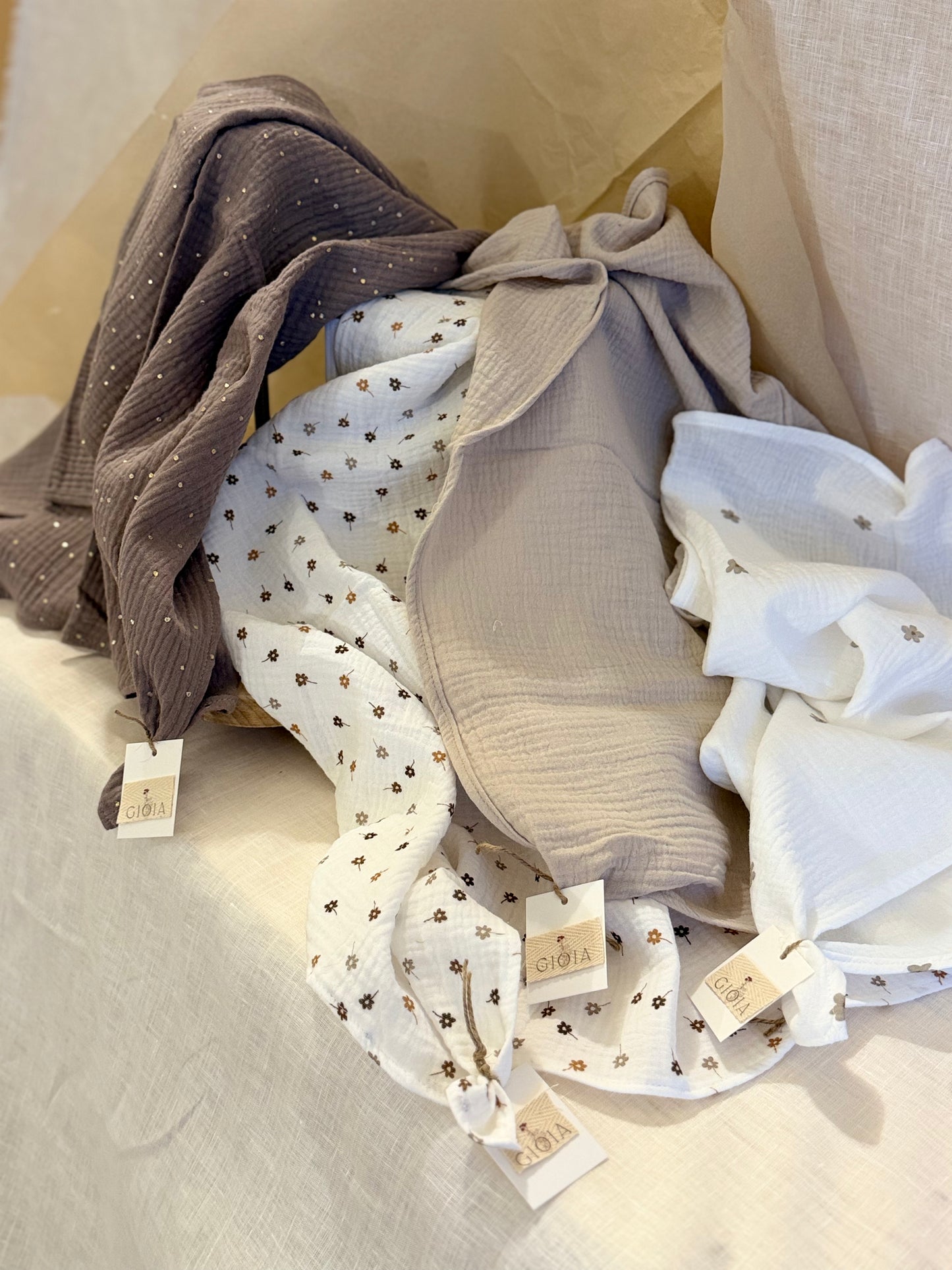 MUSSOLA MARRONE CON POIS