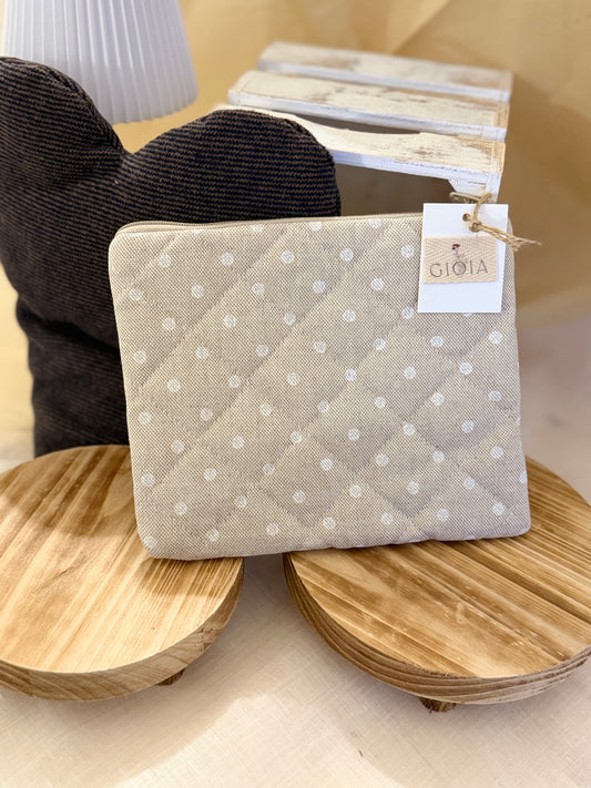 POCHETTE POIS PICCOLA - Chiusura con cerniera