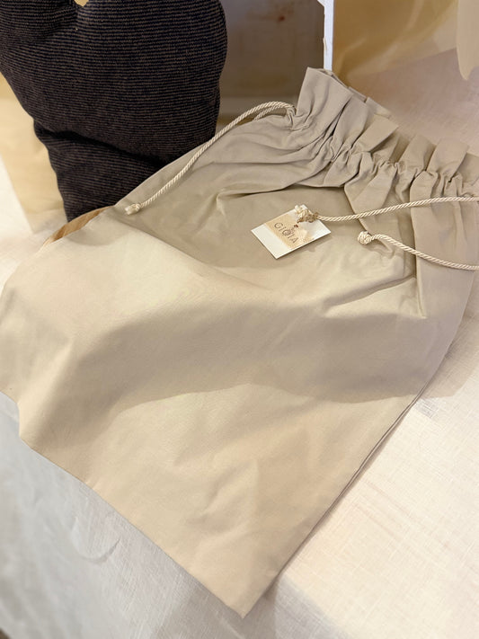 SACCO CAMBIO TORTORA CHIARO