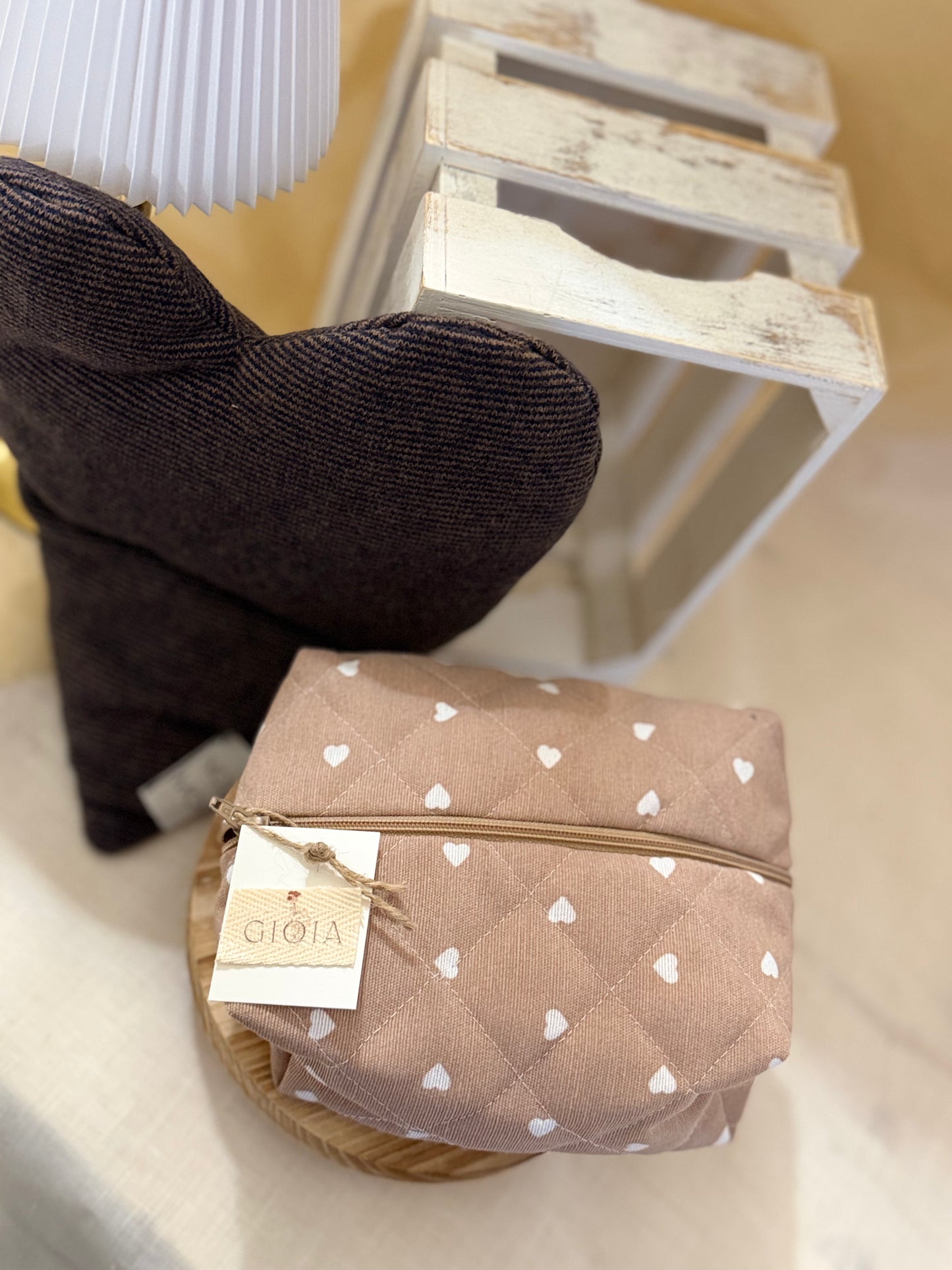 MINI TROUSSE A CUORI - Chiusura con cerniera