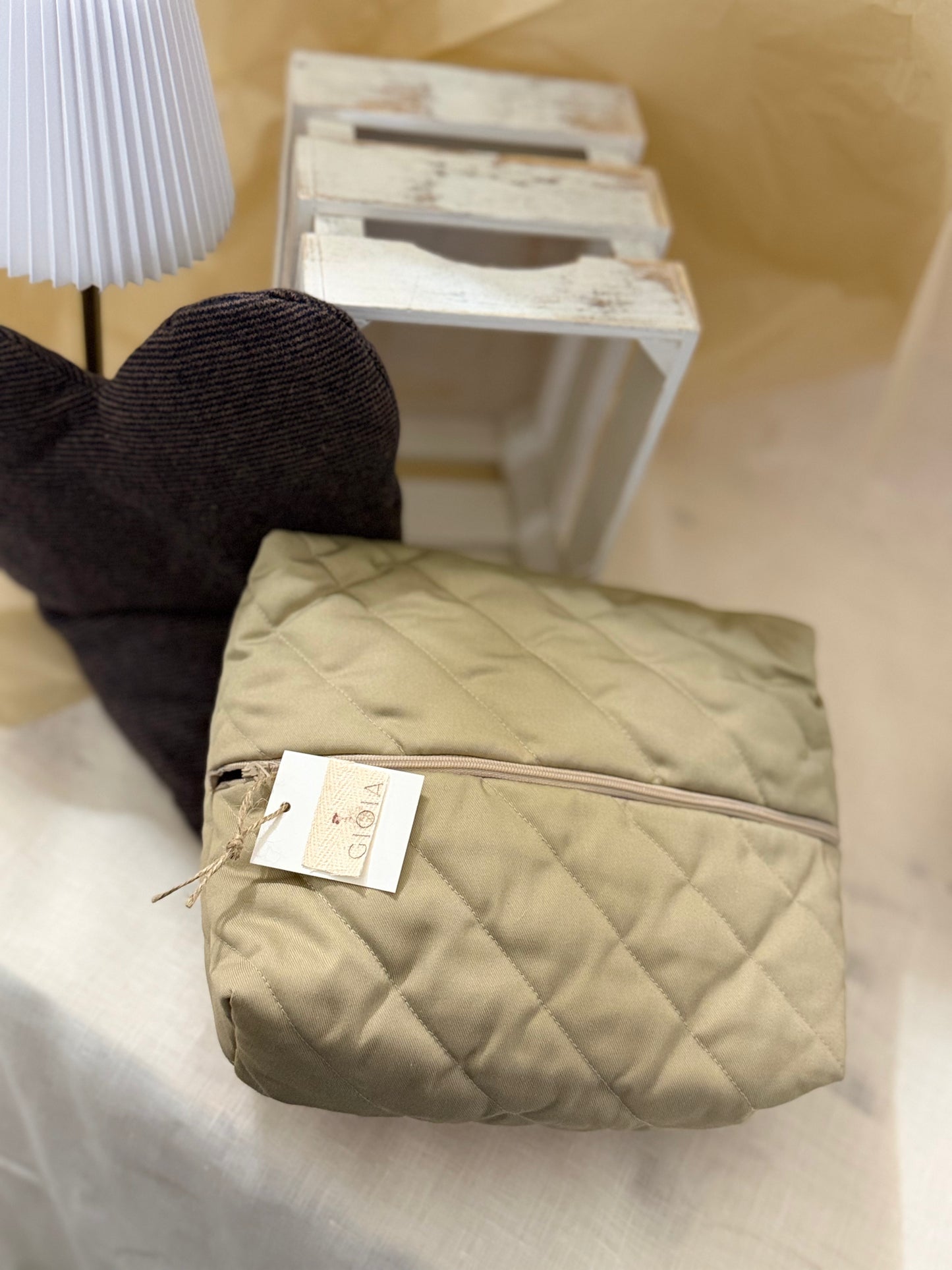 TROUSSE TINTA UNITA - Chiusura con cerniera