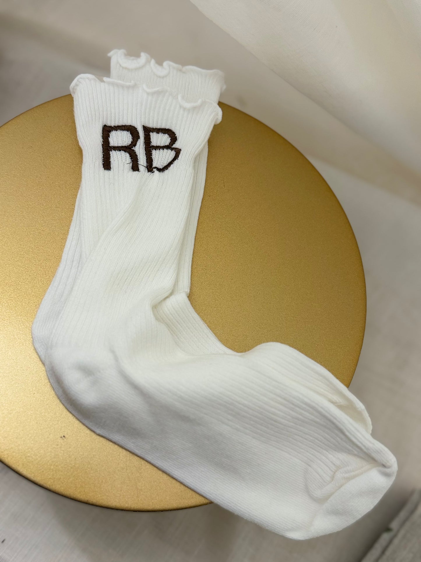 CALZINI CON BORDO A RICCIO - SOPRA LA CAVIGLIA